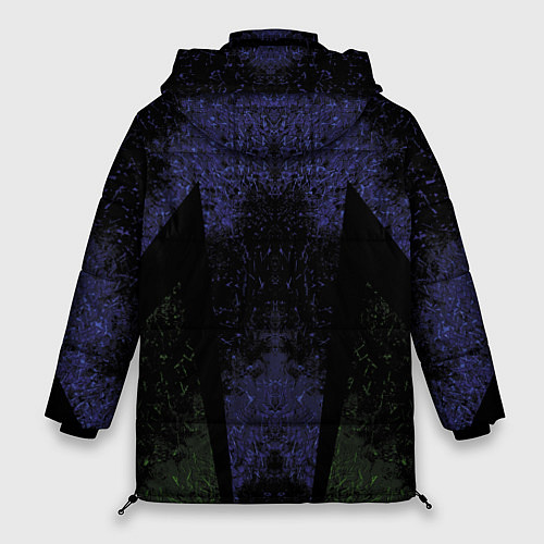 Женская зимняя куртка Космические узоры / 3D-Светло-серый – фото 2