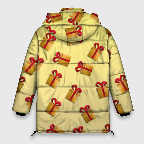 Женская зимняя куртка Подарочки подарки / 3D-Черный – фото 2