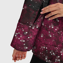 Куртка зимняя женская Звёзды и лучи, цвет: 3D-черный — фото 2