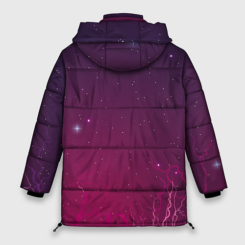 Женская зимняя куртка Космическая аномалия / 3D-Черный – фото 2
