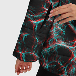 Куртка зимняя женская Сеть нейронов, цвет: 3D-черный — фото 2