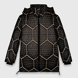 Куртка зимняя женская Metalic carbon, цвет: 3D-черный