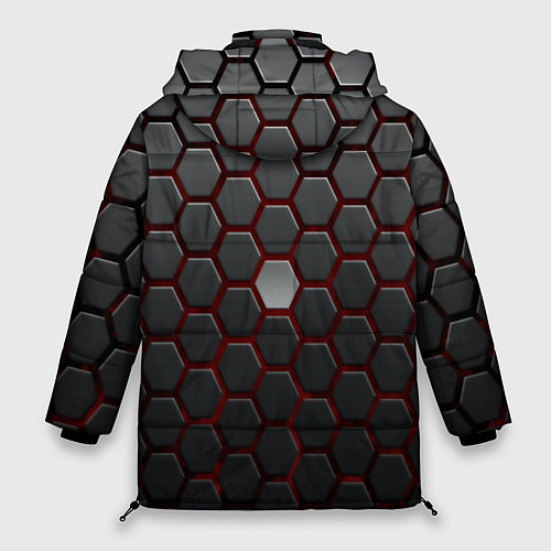 Женская зимняя куртка Броня из стали / 3D-Черный – фото 2