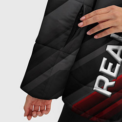 Куртка зимняя женская Real Madrid art, цвет: 3D-красный — фото 2