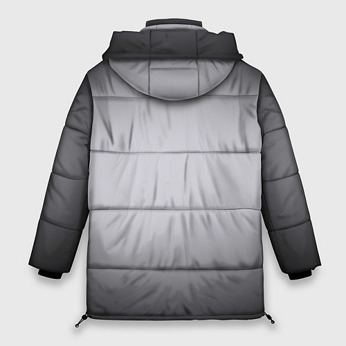 Женская зимняя куртка Серебристый градиент / 3D-Черный – фото 2
