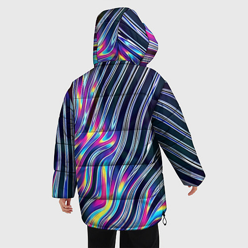 Женская зимняя куртка Металлический блеск / 3D-Светло-серый – фото 4