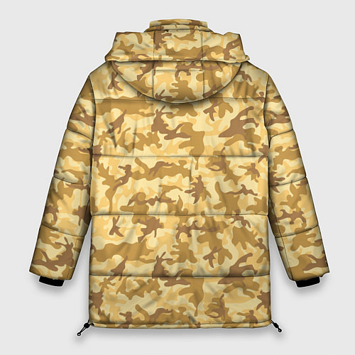 Женская зимняя куртка Пустынный камуфляж / 3D-Светло-серый – фото 2