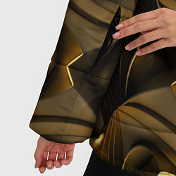 Куртка зимняя женская Золотой калейдоскоп, цвет: 3D-черный — фото 2