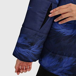 Куртка зимняя женская Пёрышки, цвет: 3D-черный — фото 2