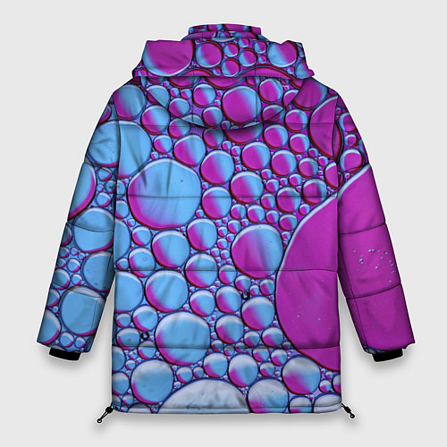 Женская зимняя куртка Масляные пузыри / 3D-Черный – фото 2