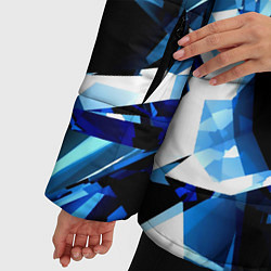 Куртка зимняя женская Crystal blue form, цвет: 3D-светло-серый — фото 2