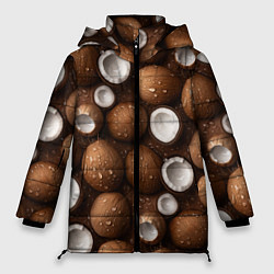 Женская зимняя куртка Сочная текстура из кокосов