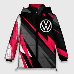 Куртка зимняя женская Volkswagen fast lines, цвет: 3D-черный