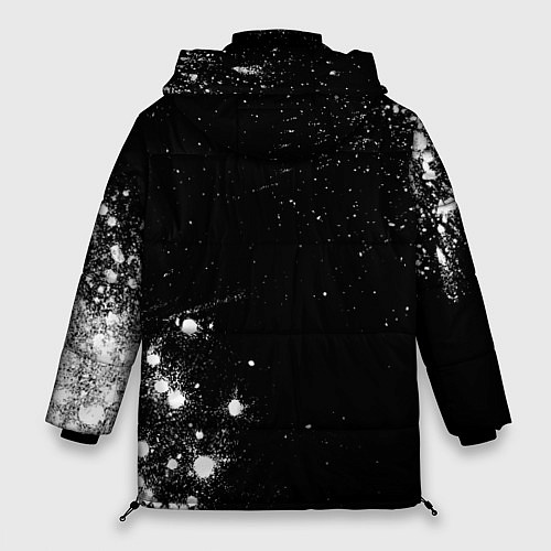 Женская зимняя куртка The Killers и рок символ на темном фоне / 3D-Черный – фото 2
