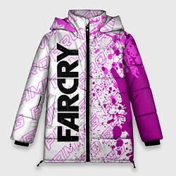 Куртка зимняя женская Far Cry pro gaming: по-вертикали, цвет: 3D-черный