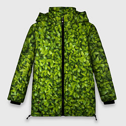 Женская зимняя куртка Зеленая травка