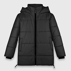Женская зимняя куртка Объёмный карбон - текстура