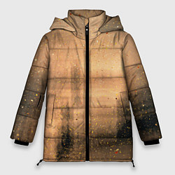 Куртка зимняя женская Песочные тени, цвет: 3D-черный