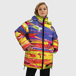 Куртка зимняя женская Красочный бум, цвет: 3D-светло-серый — фото 2