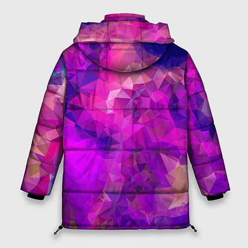 Женская зимняя куртка Пурпурный стиль / 3D-Черный – фото 2