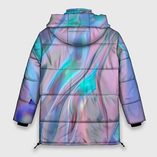 Женская зимняя куртка Атласный шёлк / 3D-Черный – фото 2