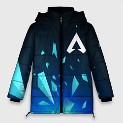 Куртка зимняя женская Apex Legends взрыв частиц, цвет: 3D-черный
