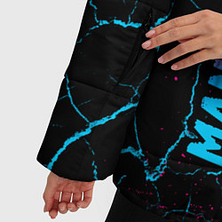 Куртка зимняя женская Maneskin - neon gradient: по-вертикали, цвет: 3D-черный — фото 2
