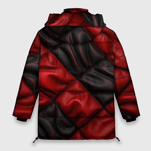 Женская зимняя куртка Red black luxury / 3D-Черный – фото 2