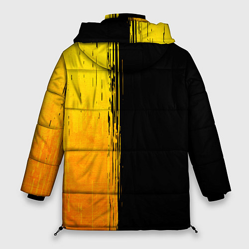 Женская зимняя куртка Nirvana - gold gradient: по-вертикали / 3D-Черный – фото 2