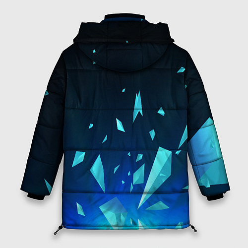Женская зимняя куртка The Sims взрыв частиц / 3D-Черный – фото 2