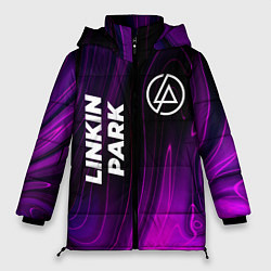 Куртка зимняя женская Linkin Park violet plasma, цвет: 3D-черный