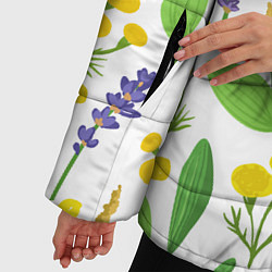 Куртка зимняя женская Запах весны, цвет: 3D-светло-серый — фото 2