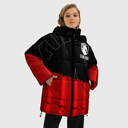 Куртка зимняя женская Форма Team Liquid red, цвет: 3D-светло-серый — фото 2