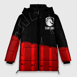 Куртка зимняя женская Форма Team Liquid red, цвет: 3D-светло-серый