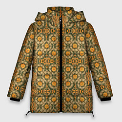Женская зимняя куртка Марроканские мотивы оранж
