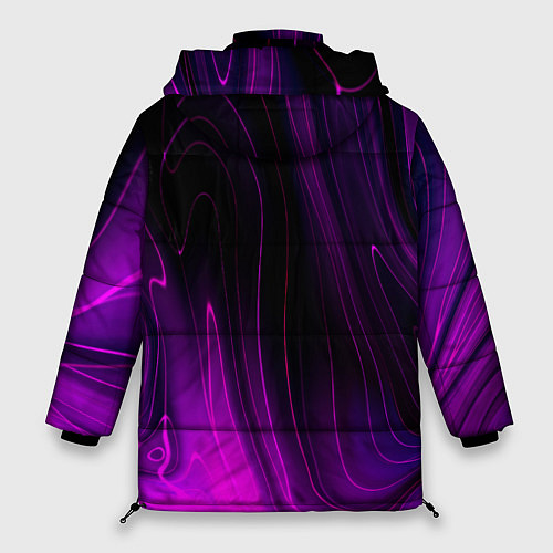 Женская зимняя куртка Nightwish violet plasma / 3D-Черный – фото 2