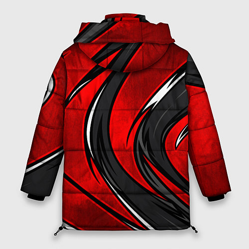 Женская зимняя куртка Counter strike 2- red beast / 3D-Черный – фото 2