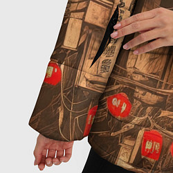Куртка зимняя женская Китайский квартал, цвет: 3D-красный — фото 2