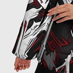 Куртка зимняя женская Агрессивные кости, цвет: 3D-красный — фото 2