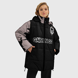 Куртка зимняя женская Gaimin Gladiators Splash, цвет: 3D-черный — фото 2