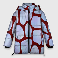 Женская зимняя куртка Клеточная ткань