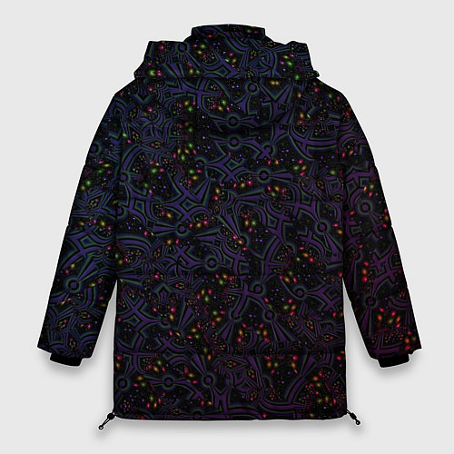 Женская зимняя куртка Мегагалактика / 3D-Черный – фото 2