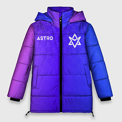 Куртка зимняя женская Astro pattern, цвет: 3D-красный