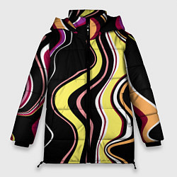 Куртка зимняя женская Дисгармония, цвет: 3D-черный