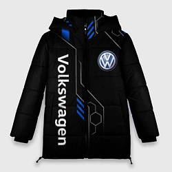 Куртка зимняя женская Volkswagen - blue technology, цвет: 3D-красный