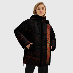 Куртка зимняя женская СССР ретро, цвет: 3D-черный — фото 2