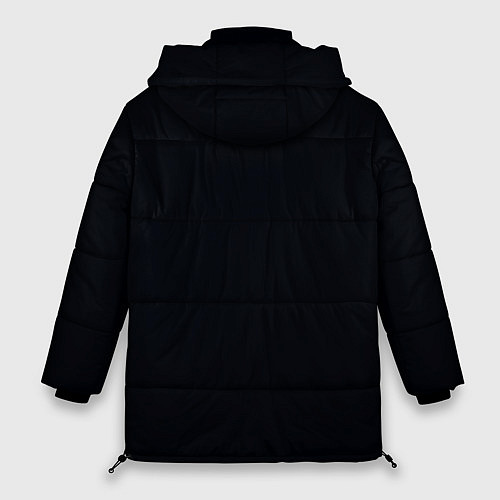 Женская зимняя куртка Черный корсет с блестящими стразами / 3D-Черный – фото 2