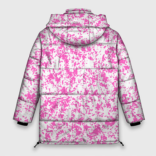 Женская зимняя куртка Паттерн розовый / 3D-Светло-серый – фото 2