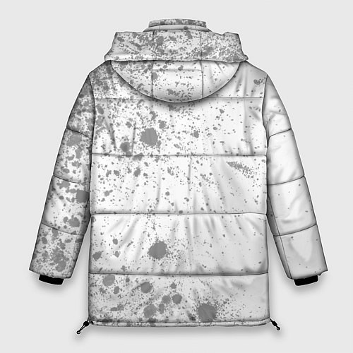 Женская зимняя куртка Brawl Stars glitch на светлом фоне: по-вертикали / 3D-Черный – фото 2