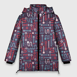 Женская зимняя куртка Геометрические детальки
